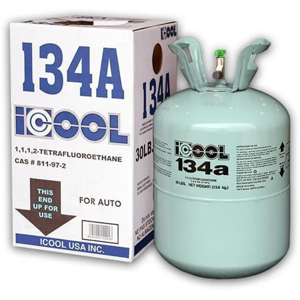 R134A Refrigerant, Full of R-134A, Net 30LB Tank, Suitable for automotive air conditioners, refrigerators-Make in USA V7