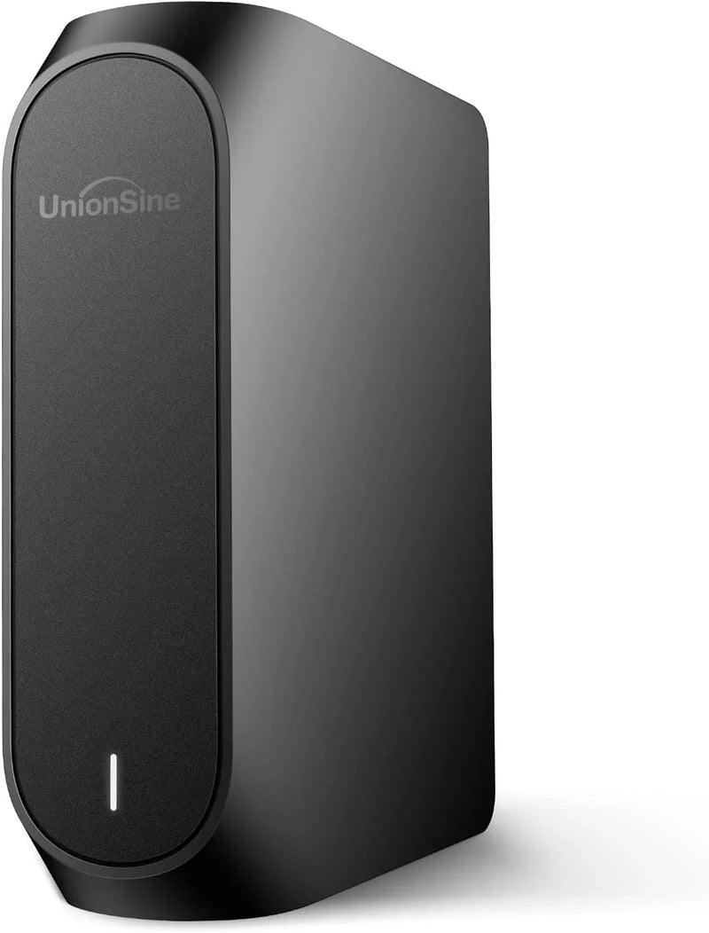 3.5-inch external hard drive, supporting USB 3.2 Gen2 Type-C interface, suitable for PCs, Macs, desktops, laptops, and televisions (black) C7