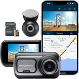 Car dashcam - Small size model (with application) - Full-process 1440p/30fps quadruple high-definition recording function, suitable for car cameras. Alexa voice control - Wireless network, GPS, Bluetooth - Parking mode - Night vision function - Polar