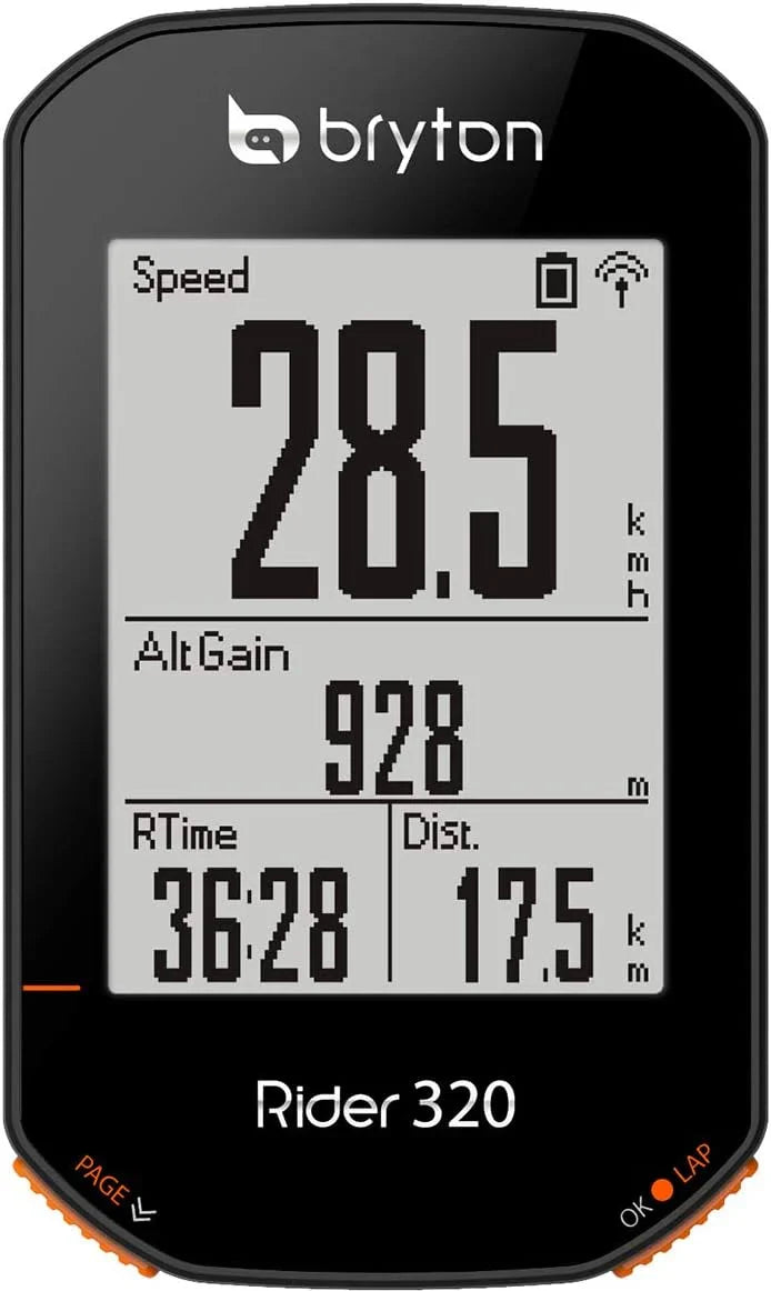 Global Positioning System Bicycle Timer, Black Version
