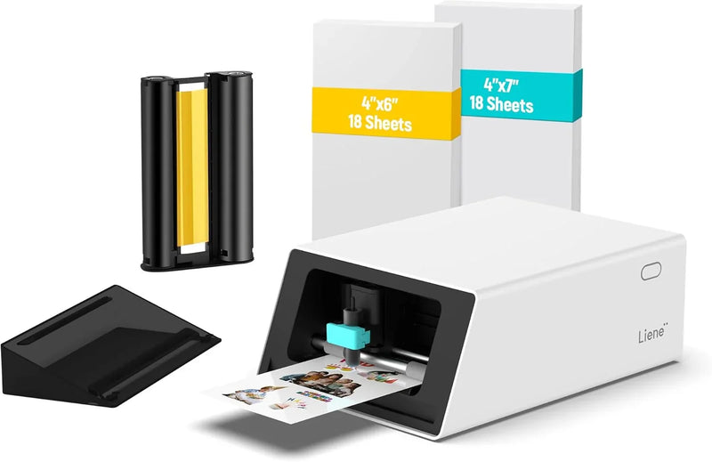 Color sticker printer and cutter - A multi-functional sticker manufacturing equipment that combines DIY creativity, custom label and gift production. Thermal transfer digital printing device, 300 DPI resolution, precise artificial intelligence automa Z9