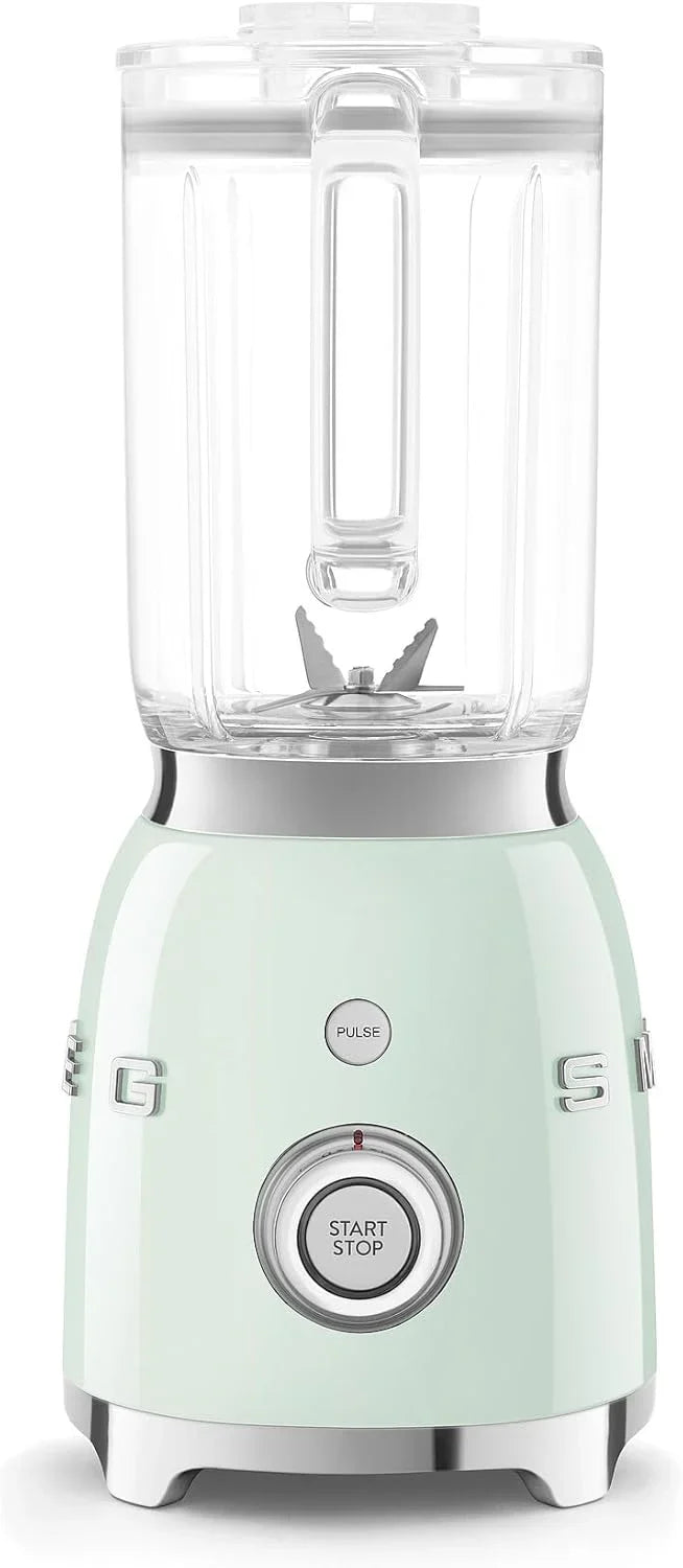 Backwash-style blender - 600-watt countertop blender, equipped with a 48-ounce BPA-free capacity container, featuring 3 speed modes and pulse function, ice crushing function and juice blending function - adopts the 50th anniversary design style - gen D0