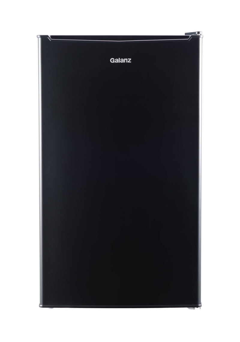 Galanz 3.3 Cu ft One Door Mini Fridge, Black Estar, New I6