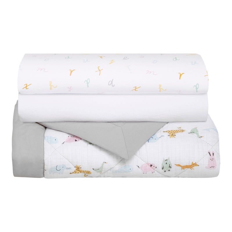 Aden + Anais Alphabet Animals Bedding Set, 3-pc R5