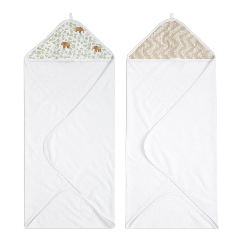 Aden + Anais Tanzania Hooded Towels, 2-pk V0