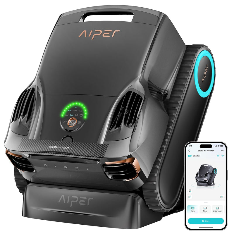 Aiper X1 Pro Max All‑In‑One Smart Cordless Robotic Pool Cleaner for Comprehensive Pool Care Y3