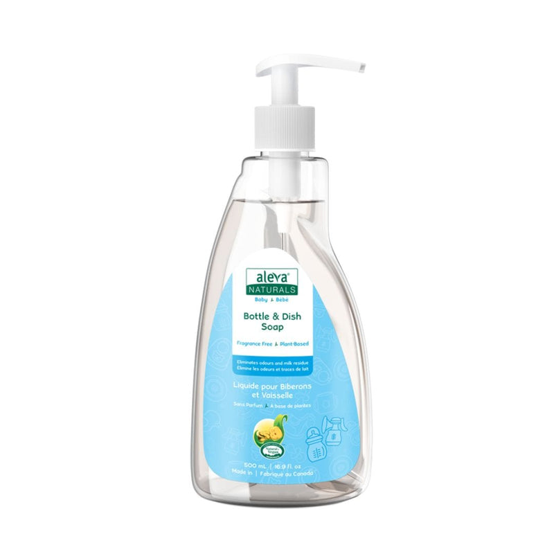 Aleva Naturals Bottle and Dish Soap, Fragrance Free, 500-mL I2