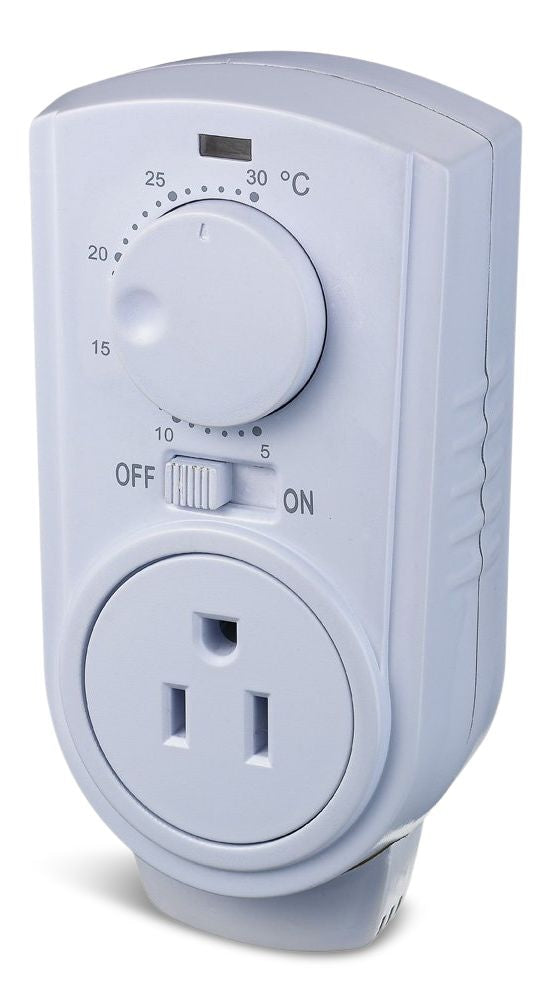 Amaze Heater Plug-in Thermostat for Portable Space Heater & AC, White P9