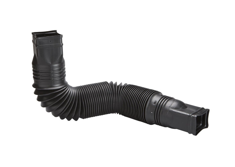 Amerimax Canada Flex-a-Spout Vinyl Downspout Extension, Rust-proof, Black K1