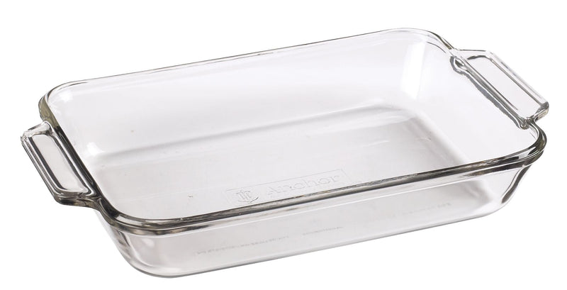 Anchor Hocking Oven Originals Glass Rectangular Utility Dish, 2-L U8