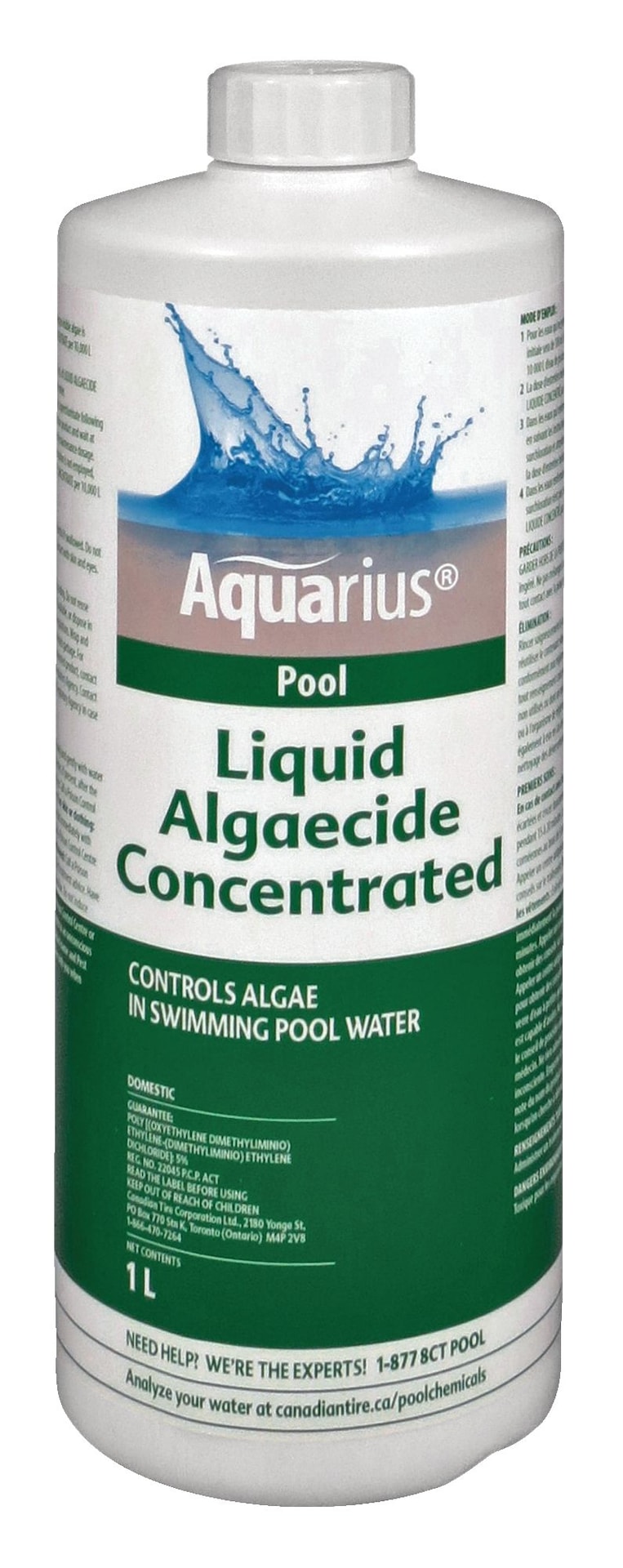 Aquarius 40% Liquid Algaecide Concentrated, 1-L H3