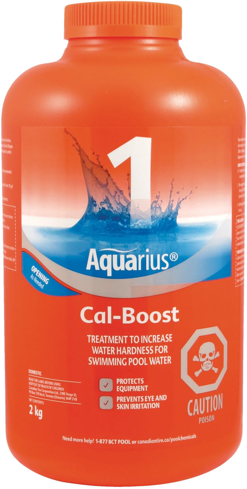 Aquarius Cal-Boost Step 1 Calcium Booster for Swimming Pools, 2-kg U2