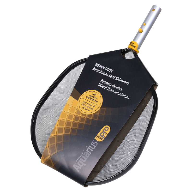 Aquarius Deluxe Aluminum Swimming Pool Leaf Skimmer with Aluminum Handle L6