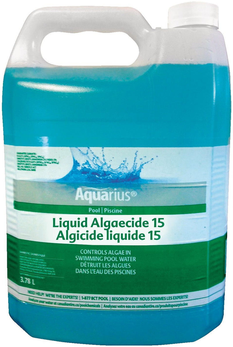 Aquarius Liquid Algaecide 15%, 3.78-L X9