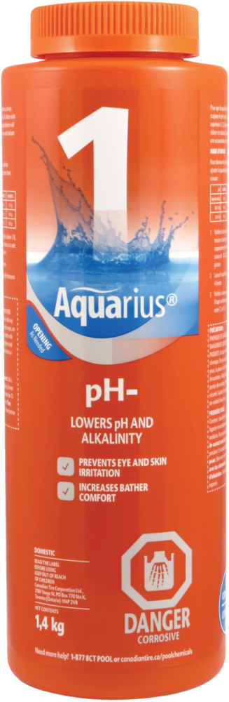 Aquarius pH Step 1 Water Treatment, 1.4-kg E1