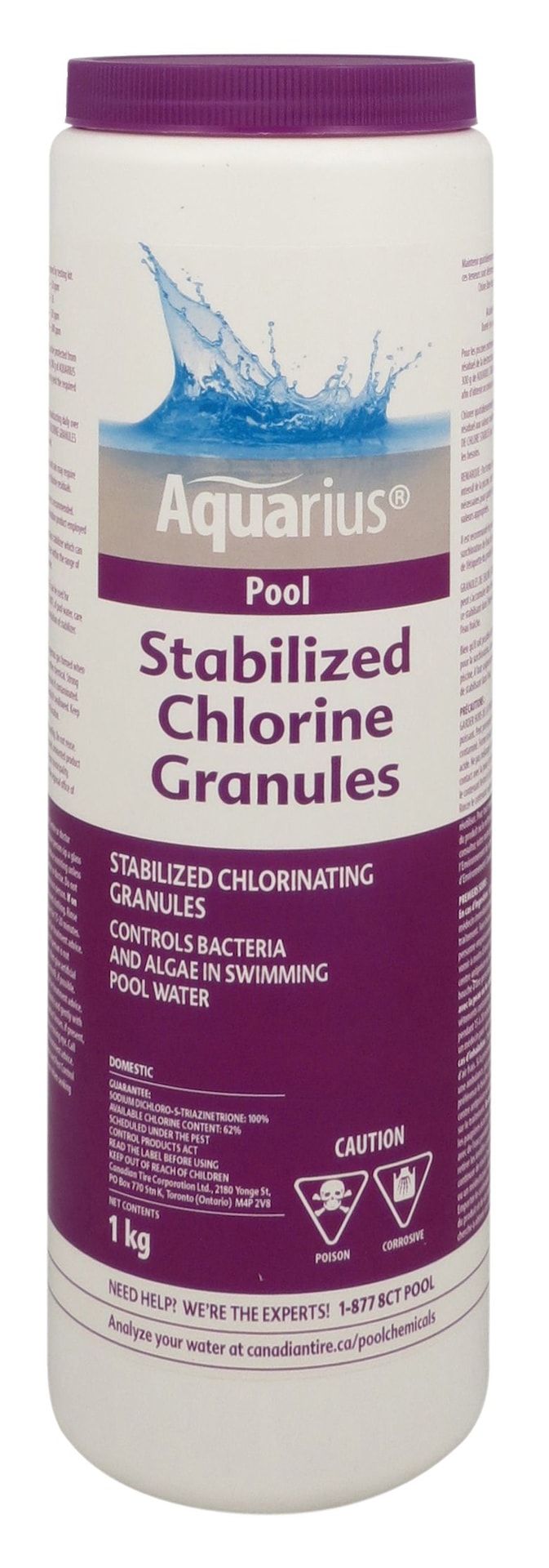 Aquarius Pool Stabilized Granular Chlorine, 1-kg B4