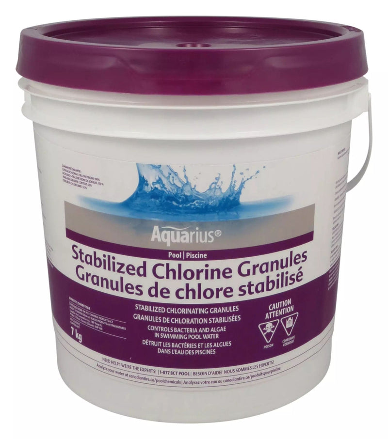Aquarius Pool Stabilized Granular Chlorine, 7kg P6