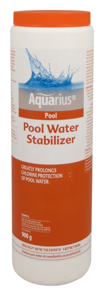 Aquarius Pool Water Stabilizer, Chlorine Protection, 900-g C3