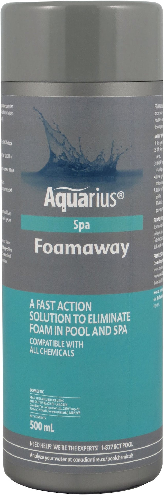Aquarius Spa Foamaway, 500-mL O4