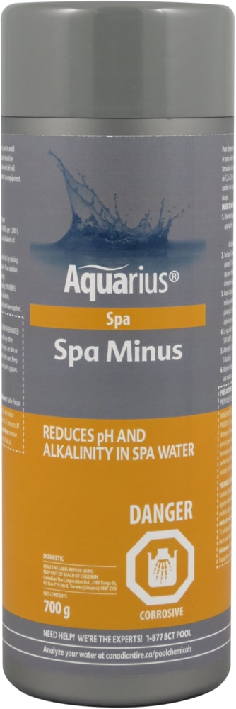 Aquarius Spa pH Minus, Reduces pH & Alkalinity in Water, 700-g P0