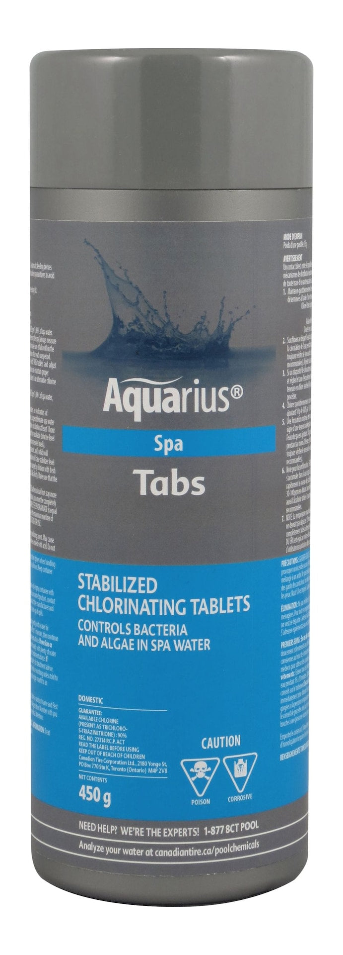 Aquarius Tabs Stabilized Chlorinating Tablets for Spa, 450-g U7