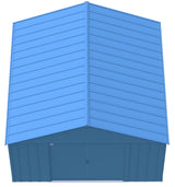 Arrow Classic 12x12-ft Blue Grey Corrosion-Resistant Steel Shed
