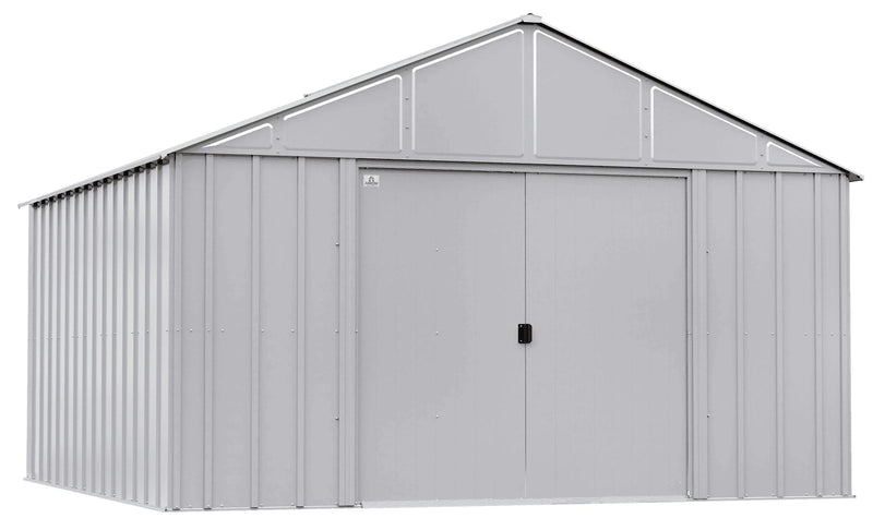 Arrow Classic 12x12-ft Flute Grey Steel Storage Shed F2