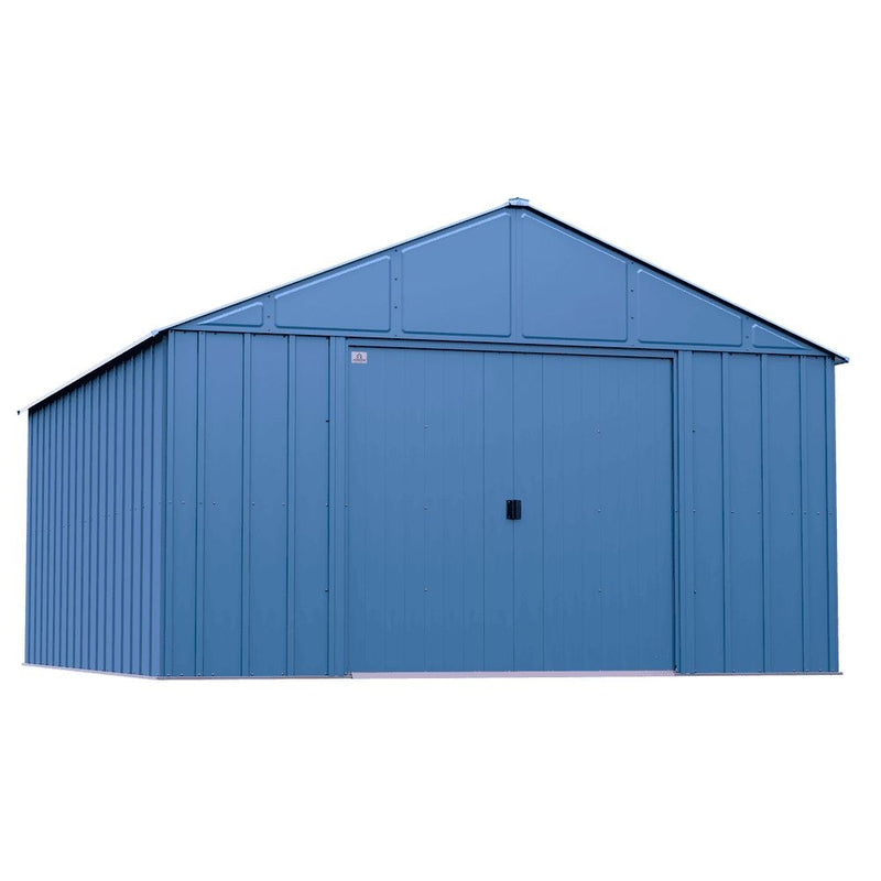 Arrow Classic 12x14-ft Blue Grey Corrosion-Resistant Steel Shed V6