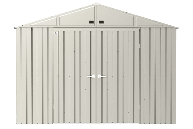 Arrow Elite 10x12-ft Cool Grey Corrosion-Resistant Steel Storage Shed B7