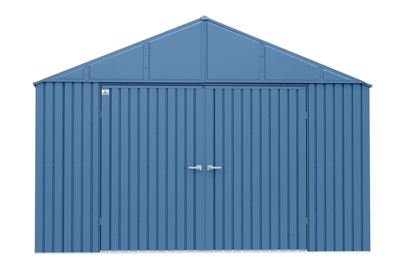 Arrow Elite 12x12-ft Blue Grey Corrosion-Resistant Steel Shed D8