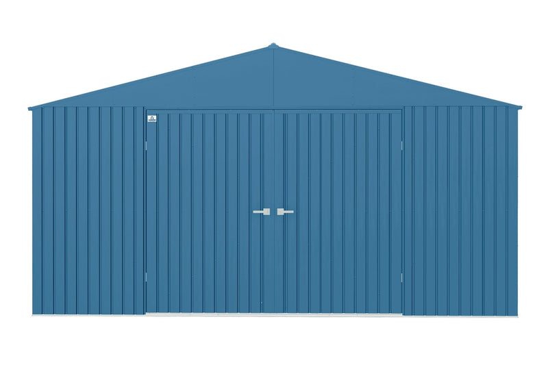 Arrow Elite 14x12-ft Blue Grey Corrosion-Resistant Steel Shed K6