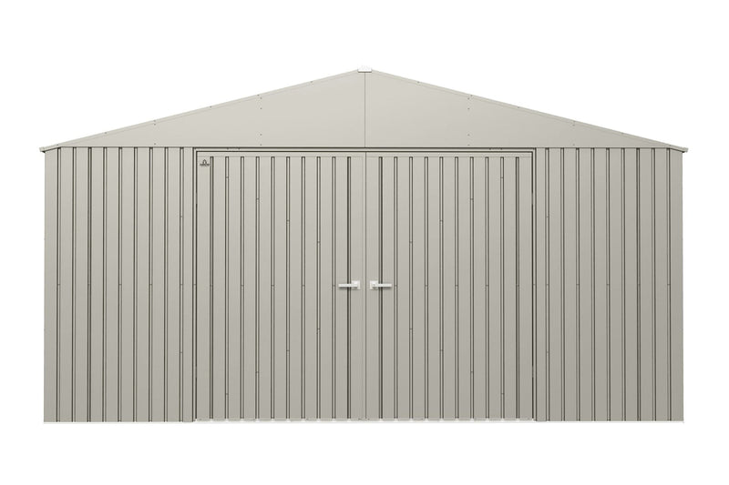 Arrow Elite 14x12-ft Cool Grey Weather-Resistant Steel Shed W5