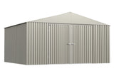 Arrow Elite 14x12-ft Cool Grey Weather-Resistant Steel Shed