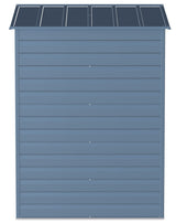 Arrow Select Galvanized Steel Storage Shed, Blue Grey, 6-ft x 5-ft