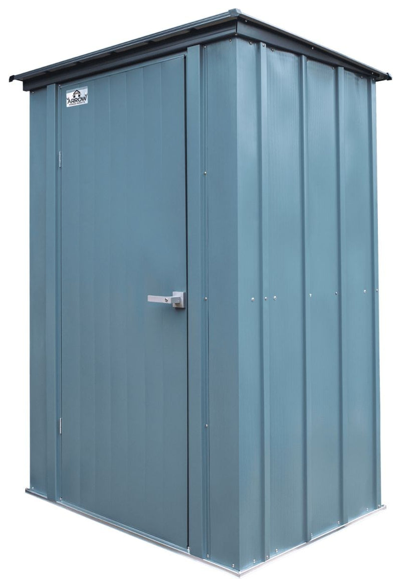 Arrow Spacemaker 4x3-ft Juniper Berry Lockable Patio Shed F0