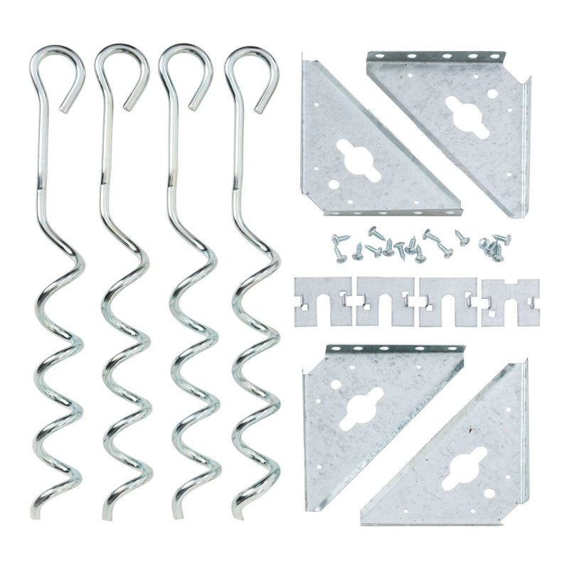 Arrow Steel Earth Anchor Kit with 15-in Corkscrews J3