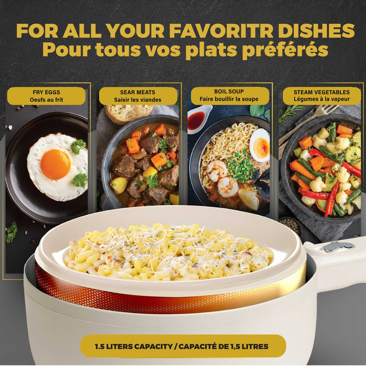 As Seen On TV Ceramax Electric Cooker, Non-stick, 1.5-L Capacity Cooker