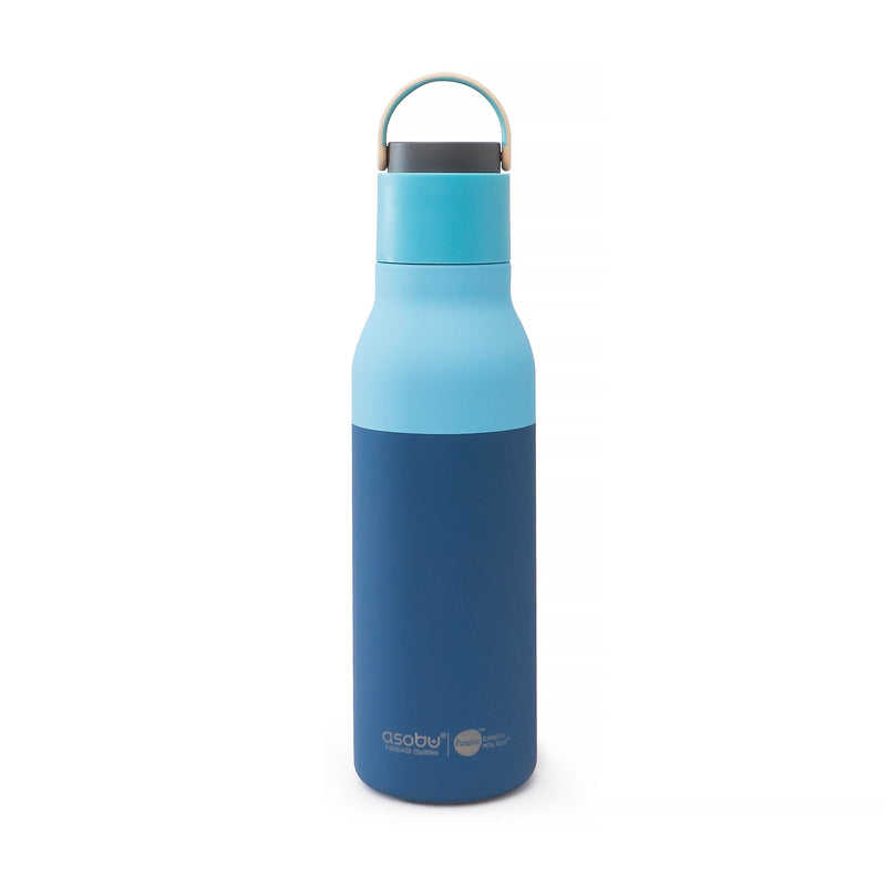 Asobu Metro Ceramic Water Bottle, 22-oz, Pastel Blue I1