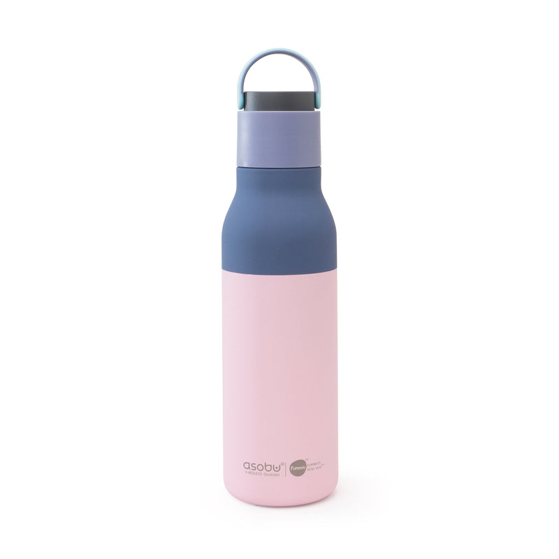 Asobu Metro Ceramic Water Bottle, 22-oz, Pastel Pink D6