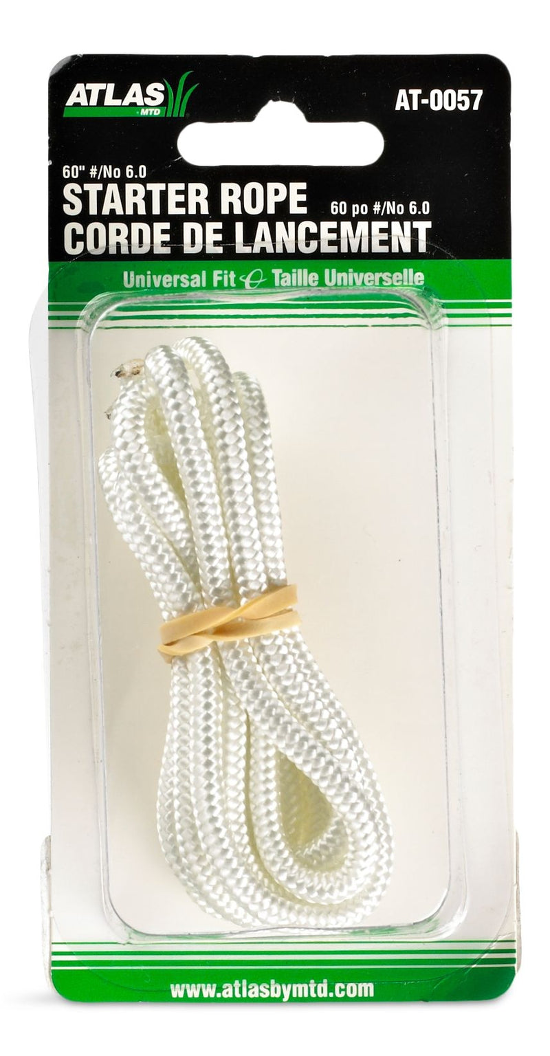 Atlas Lawn Mower Replacement Starter Cord/Rope, 60-in x 1/4-in Nylon I0