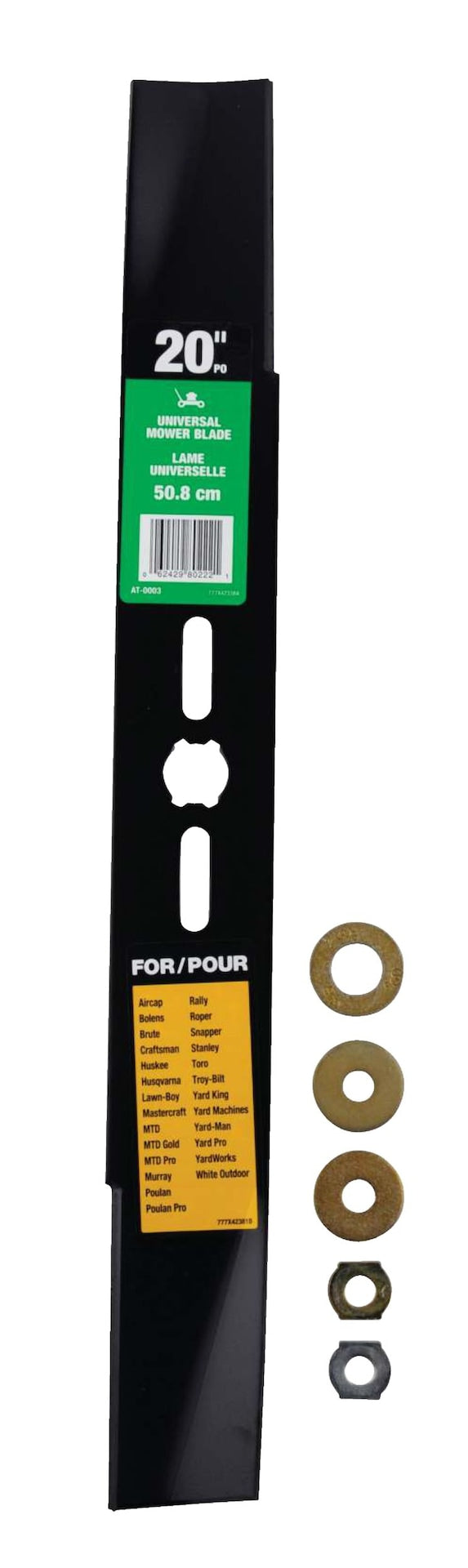 Atlas Lawn Tractor Two Replacement Blade Set, 42-in, Black N6