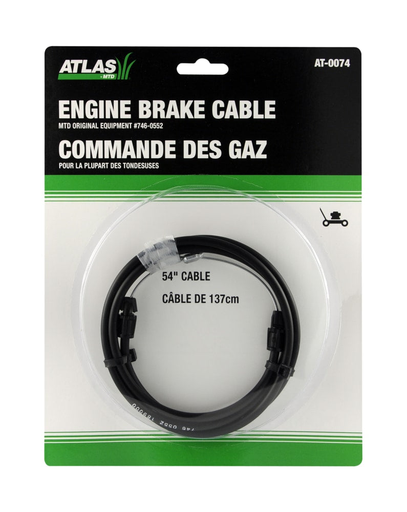 Atlas Lawnmower Engine Replacement Brake Cable, 54-in D2