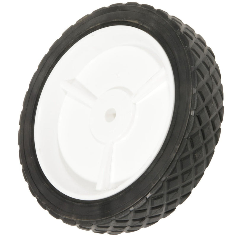Atlas Plastic Lawn Mower Replacement Wheel, Wide Tread 8-in x 1.75-in H9