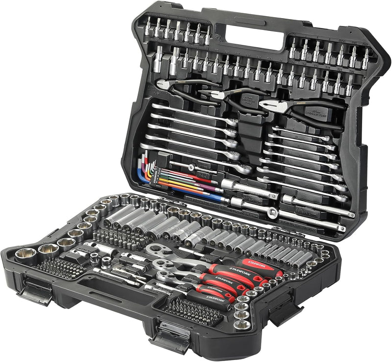 314-Piece Mechanics Tool Set and Socket Set, Professional Metric Set V8