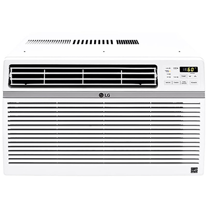 LG 8,000 BTU 340 Sq ft Window Air Conditioner with Remote Control, White, LW8016ER V5