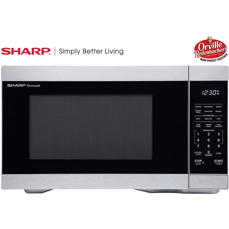 Sharp 1.1 CF Countertop Microwave Oven, Orville Redenbacher s Certified G9