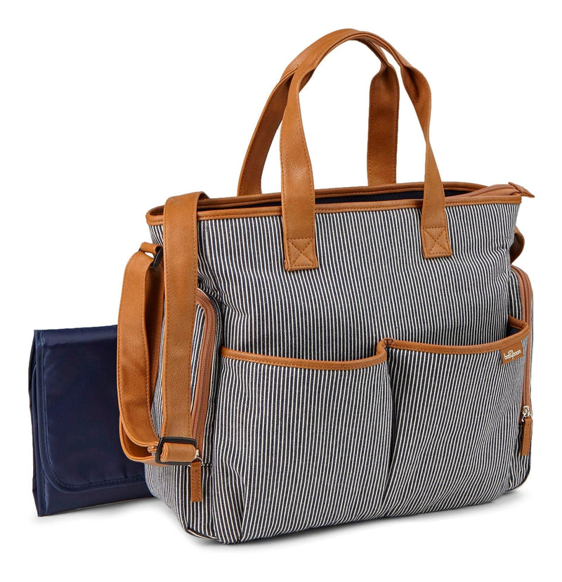 Baby Boom Fashion Tote Diaper Bag with Changing Pad, Assorted N6