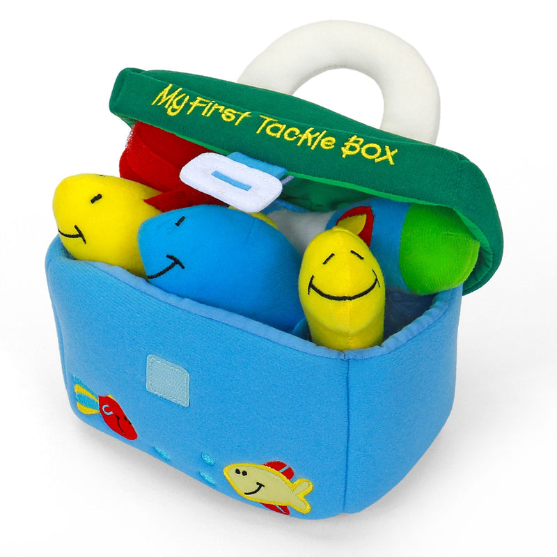 Baby GUND Play Soft Collection, My First Tackle Box 5-Piece Plush Playset with Rattle, 8-in P6