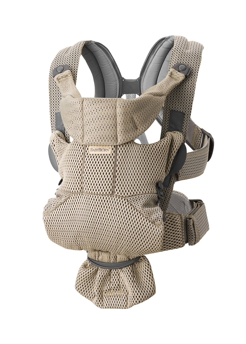 BabyBjorn Carrier Free In Light, XS to XXL, Beige N3