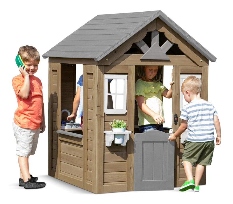 Backyard Discovery Maple Leaf All Wood Playhouse, Ages 1-5 M5